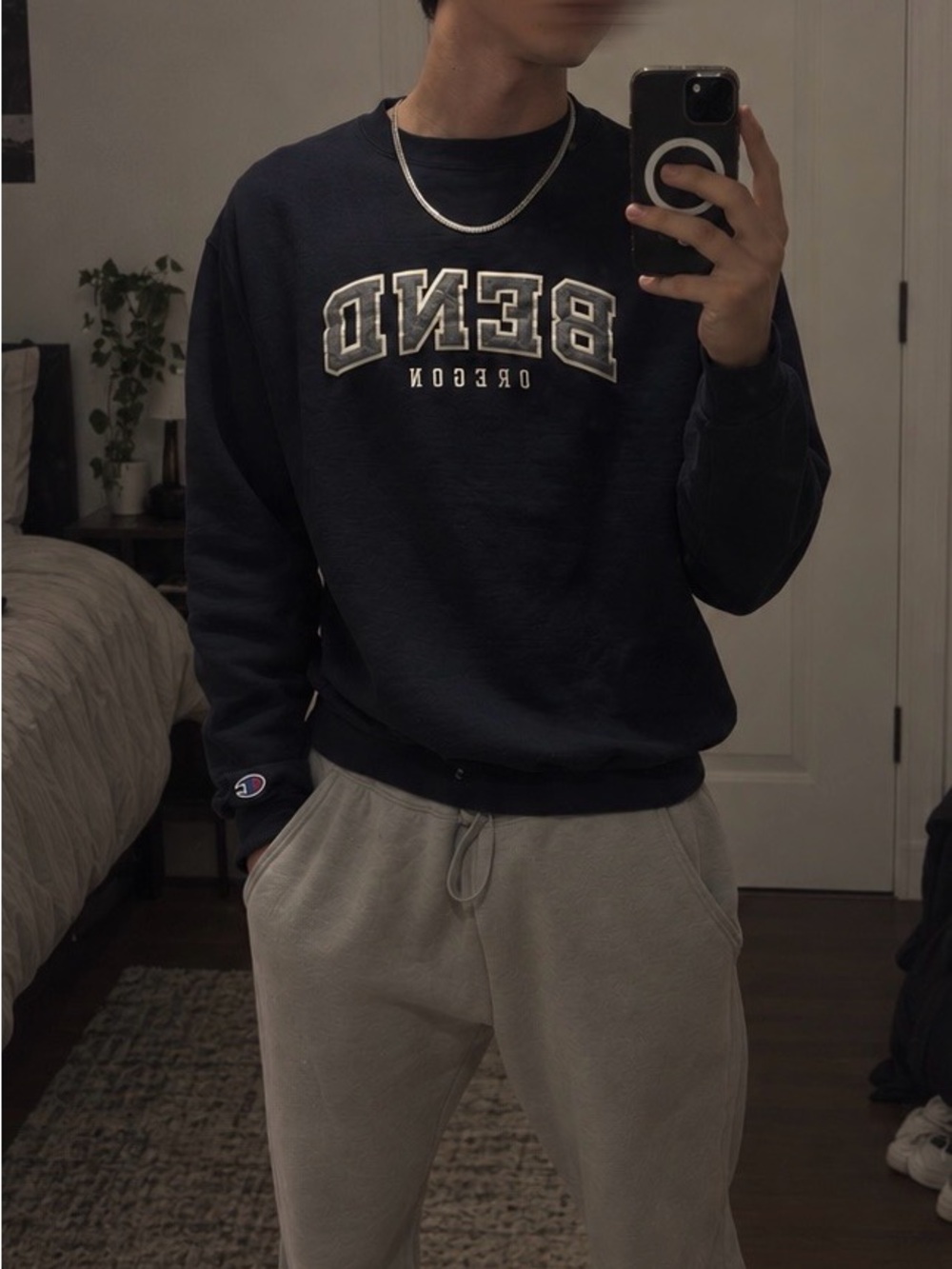 Vintage-Style Bend Oregon Champion Crewneck